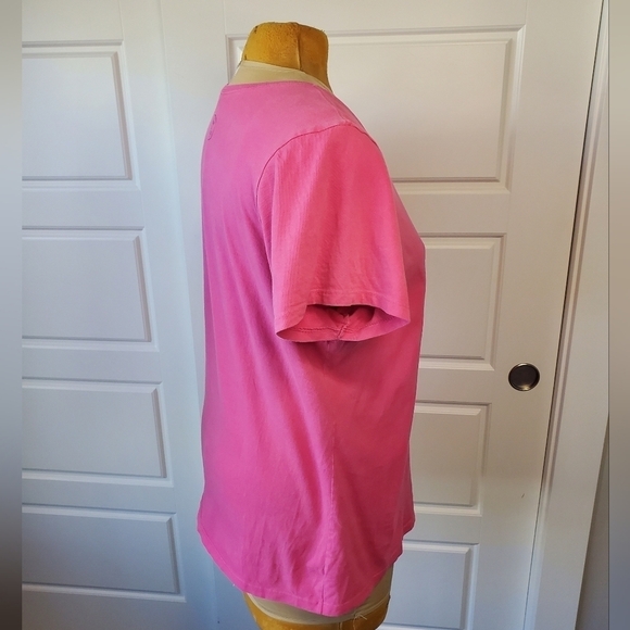 LIFE IS GOOD SUNDAY FUNDAY HOT PINK SHORT SLEEVE T-SHIRT CRUSHER TEE WOMEN XL - Picture 6 of 11